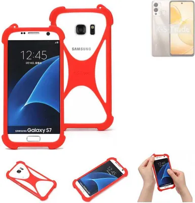 Produktbild von K-S-Trade Handy-Hülle kompatibel mit Infinix Hot 12 Play Schutz-Hülle Bumper Silikon Schutz Hülle Cover Case Silikoncase Silikonbumper TPU Softcase