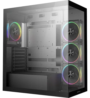 Zdjęcie produktu dla DeepCool CG580 4F V2, Midi Tower, PC, Czarny, ATX, ITX, micro ATX, Kopolimer akrylonitrylo-butadieno-styrenowy (ABS), SGCC (stal ocynkowana ogniowo), Szkło hartowane, Gaming