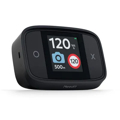 Produktbild von Needit Drive One Pro Verkehrswarner [NEUHEIT 2026] I Apple CarPlay & Android Auto I Farbdisplay mit Live-Verkehrswarnungen I Kein Abo erforderlich
