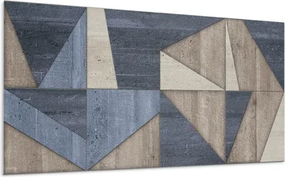 Produktbild von Abstraktes Geometrisches Muster – Selbstklebende Fliesen – Wandverkleidung – Wandpaneel – PVC Fliesen – Vinylflisen – PCV Flisen – Selbstklebend – Wanddeko – 6 Stück 60 x 30 cm