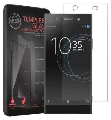 Immagine prodotto di 2x vetro blindato per la protezione dello schermo in vetro di Sony Xperia XA1 Ultra