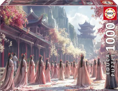 Image de Puzzle - EDUCA - Les Geishas - 1000 pièces - 68x48 cm - à partir de 12 ans