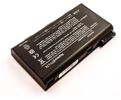 Produktbild von Akku für Msi CX600 Li-Ion 11,1 Volt 4400 mAh schwarz.