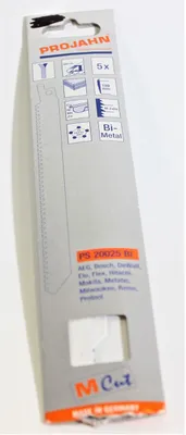 Produktbild von Projahn Säbelsägeblatt PS20025 BiMetall 200 mm MCut VE5