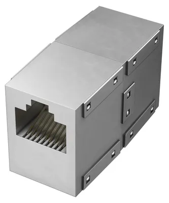 Produktbild von Hama 00200327, RJ-45, RJ-45, Silber