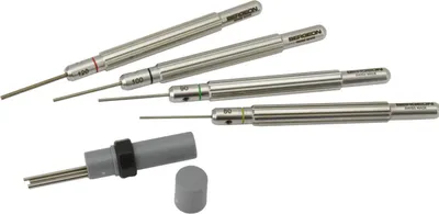 Produktbild von Bergeon 16988-P04 Uhrband Strap Pin Punches Werkzeugset 4-teilig in Hülle