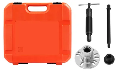 Productafbeelding van Hydraulische wieltrekset, draagvermogen 10 ton, duurzame constructie van koolstofstaal, rood