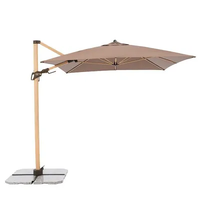 Produktbild von Sonnenschirm Kurbelschirm Ampelschirm Doppler Polyester 180 g/m² greige