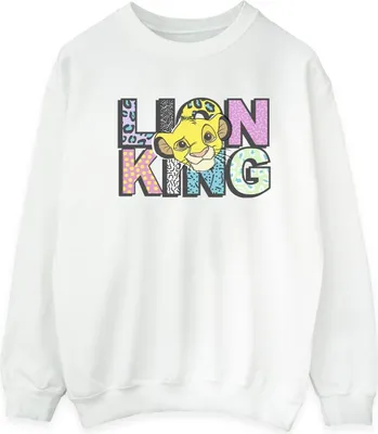 Produktbild von Disney - "The Lion King" Sweatshirt für Herren BI30572 (M) (Weiß)