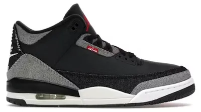 Produktbild von Jordan 3 Retro Levi’s Black US9 - EU42.5