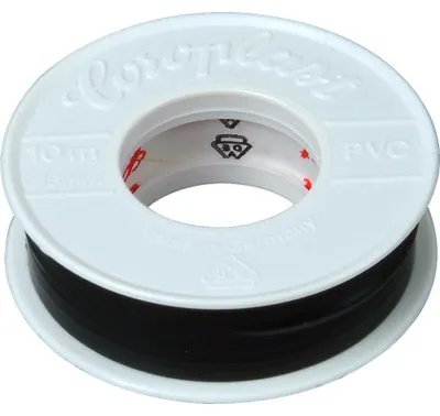 Produktbild von Isolierband, Polyvinylchlorid (PVC), 15mm, 10m, schwarz, -10-105°C, 0,1mm, 320718085