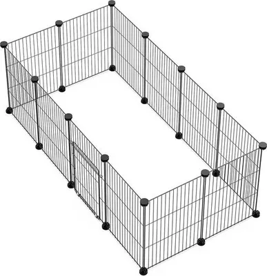 Produktbild von Famanu Hundebox Robustes Design - Spielbereich für Welpen