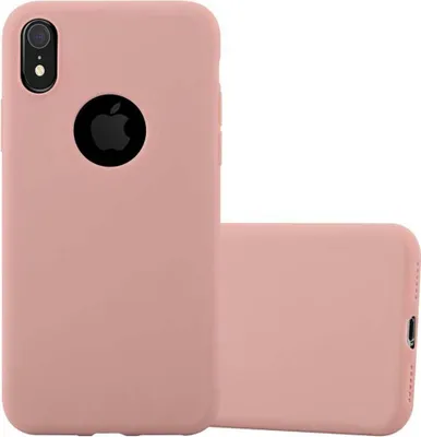 Obrázek produktu pro Cadorabo Case for Apple iPhone XR Protective Case in Pink Pouzdro na mobilní telefon TPU Silicone Case Cover