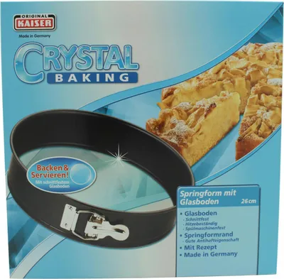 Obrázek produktu pro Pružinová pánev Kaiser se skleněným dnem odolným proti pořezání 26 cm