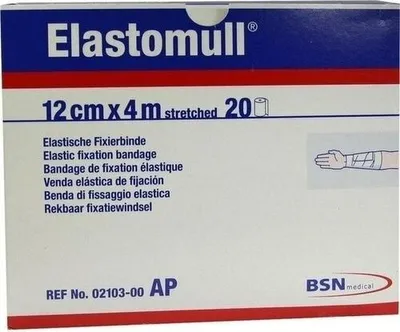 Obrázek produktu pro Elastomull 12 cmx4 m 2103 elastická fixační páska 20 ks