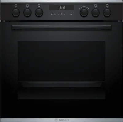 Bosch Serie 6, Einbau-Herd, 60 x 60 cm, Schwarz HEG278BB3