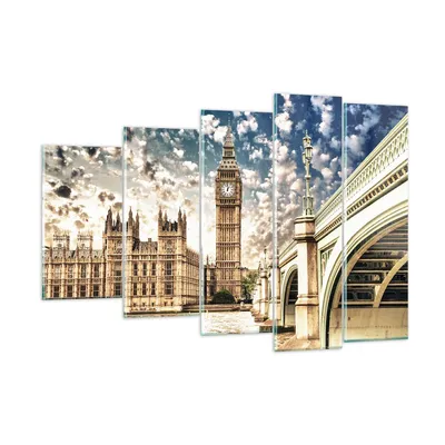 Produktbild von Bilder auf glas - London architektur big ben - 150x100cm - Glasbilder - Wandbilder - Kunstdruck - zum Aufhängen bereit - Wanddekoration aus Glas - Glas Bilder - Wandbild auf Glas - GEG150x100-2415