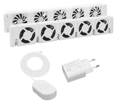 Obrázek produktu pro Chytrý ventilátor topení 5-ventilátorový magnetický heat booster 1 ks