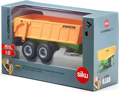Immagine prodotto di SIKU Control - Rimorchio ad asse tandem con batteria per RC e IR. ricezione 1:32