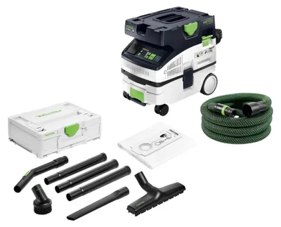 Zdjęcie produktu dla Festool CTL MINI I CLEANTEC odkurzacz mobilny 1200 W 10 l klasa pyłowa L ( 578311 ) + 7-częściowy zestaw do czyszczenia Standard ( 577257 )