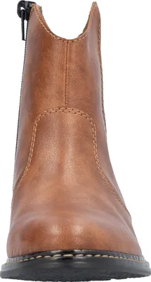 Produktbild von Rieker Damen Stiefelette Reißverschluss Boots Ziernaht 73467, Größe:38 EU, Farbe:Braun