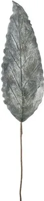 Produktbild von GILDE Deko Foam: Elegantes Philodendron-Blatt in Grau für Ihre Dekoration
