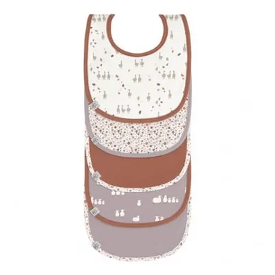 Produktbild von Lässig 5er-Pack wasserabweisende Lätzchen Tiny Farmer Schaf