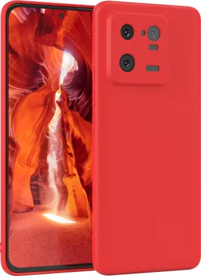 Produktbild von EAZY CASE - TPU Hülle für Xiaomi 13 Pro, TPU Case stoßfeste Handyhülle, weiches Cover mit Kameraschutz, Silikonhülle in Rot