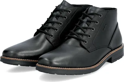 Produktbild von Rieker Herren Echtleder Kurzstiefel schwarz, Herren:41 EU