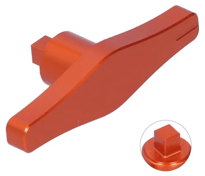Image de Outil de réglage de la soupape de puissance en alliage d'aluminium, compatible avec les modèles Husqvarna à deux temps TE/TX/250/300, couleur orange