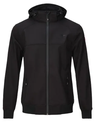 Produktbild von Nordberg Viktor – Herren-Softshell-Sommerjacke für Outdoor-Aktivitäten – Schwarz - Größe XL