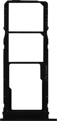 Produktbild von Clappio, Dual-SIM- und Micro-SD-Kartenhalter für Samsung Galaxy A20s, Schwarz