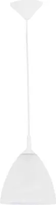 Image de Suspension BARTEK blanche 1xE27x15W en verre, dimensions : 120x23x23 cm, IP20, Alfa