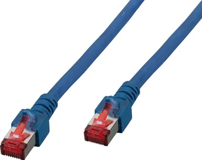 Immagine prodotto di RJ45 S/FTP Patchcord Kat. 6 LSZH blau 0,5m