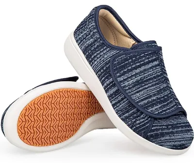 Immagine prodotto di Omgoods - Scarpe diabetiche extra larghe con chiusura a strappo