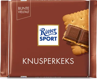 Produktbild von Ritter Sport Knusperkeks mit Milch Kakao Cremefüllung 100g 11er Pack