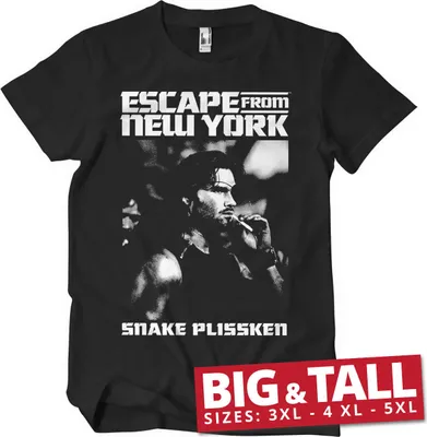 Produktbild von Smoking Snake Big & Tall T-Shirt - 5XL  - Black