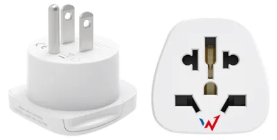 Obrázok produktu pre Adaptéry pre zásuvky zo zahraničia do Spojených štátov (typ B)
