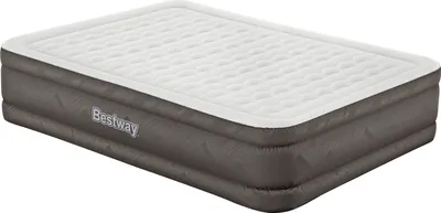 Zdjęcie produktu dla Materac dmuchany FORTECH, półtorakowy, z wbudowaną pompą, wymiary: 203 x 152 x 46 cm