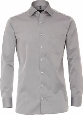 Produktbild von CASAMODA Herren Businesshemd 69er Langarm Comfort-Fit Grau 50