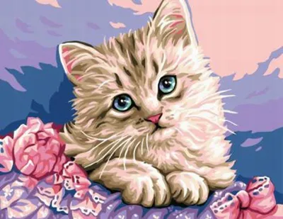 Immagine prodotto di Mosaico di diamanti, gattino