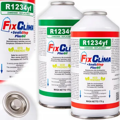 Obrázok produktu pre Chladivo na plnenie klimatizácií v automobiloch R1234YF + tesniaci prostriedok