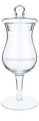Produktbild von Schladerer Likör XXXL Schnaps Glas Mega Stamper mit Deckel Pokal 33cm
