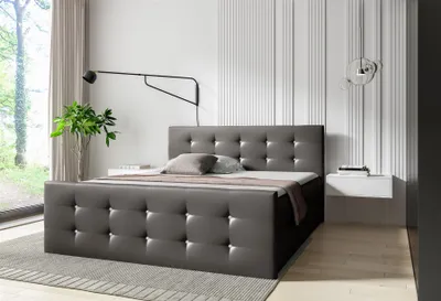 Produktbild von Boxspringbett Schlafzimmerbett LIAMOS 140x200cm in div. Farbvarianten