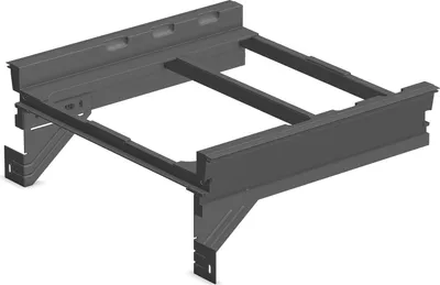 Immagine prodotto di Staffa per cestino Ninka eins2fünf NL 400 KB 500mm - Staffa per cestino da incasso, plastica grigio scuro