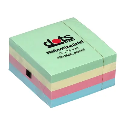 Produktbild von dots pastell Haftnotizen farbsortiert 1 Würfel