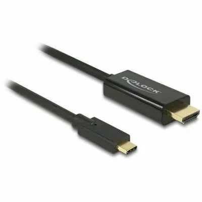 Produktbild von Kabel USB Type-C Stecker > HDMI Stecker (DP Alt Mode) 4K 30 Hz 1 m schwarz
