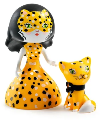 Imagen del producto de Figurina Arty Toys Princesa Feline y el gato Cleo, Djeco