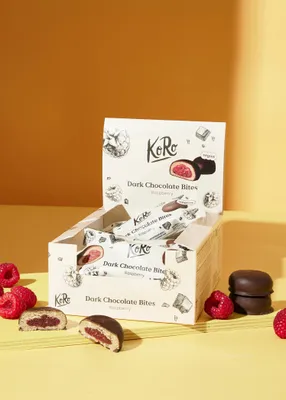 Produktbild von KoRo |Dark Chocolate Bites Raspberry 12 x 2 x 20 g