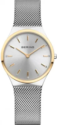 Produktbild von Damenarmbanduhr BERING 12131-014-P silber klassischer Modestil.
